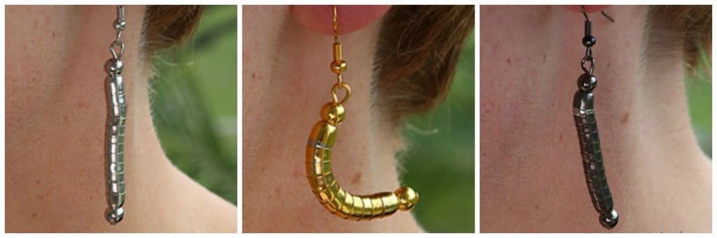 knotlace earrings