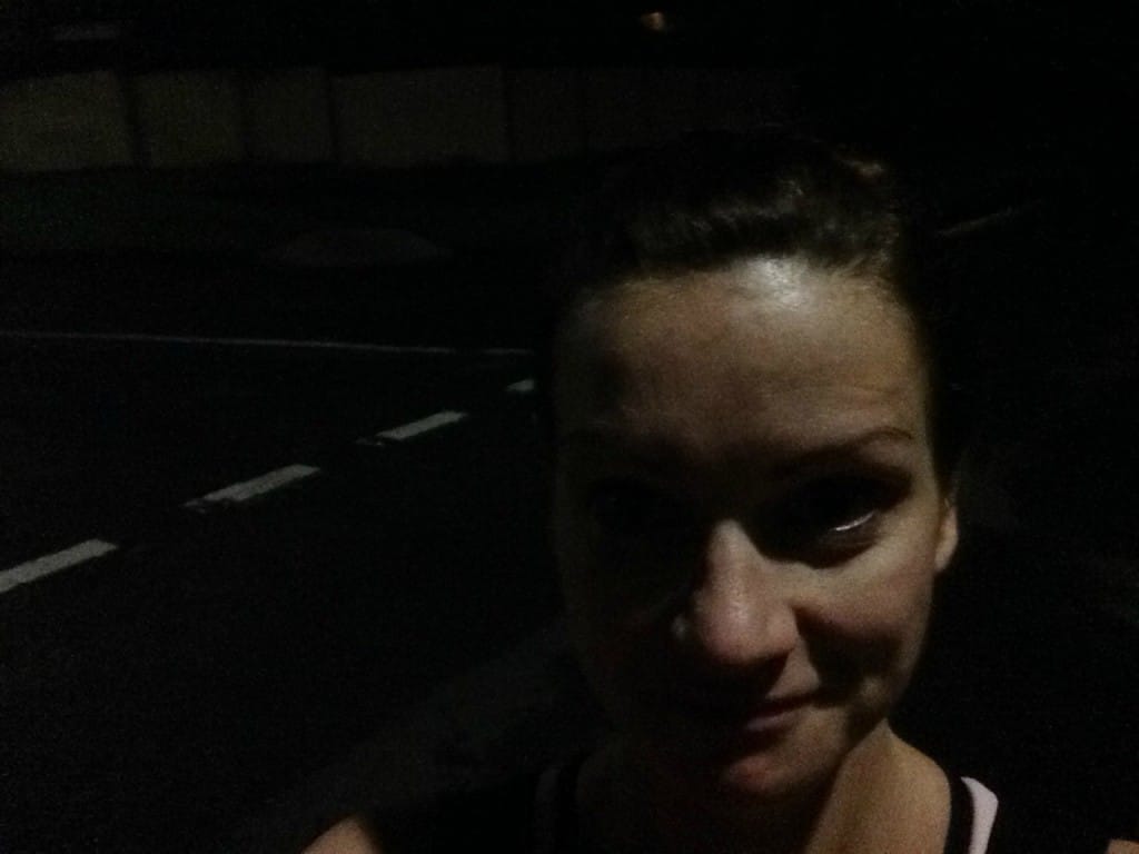 The smug, self-righteousness of running in the dark. I love it!