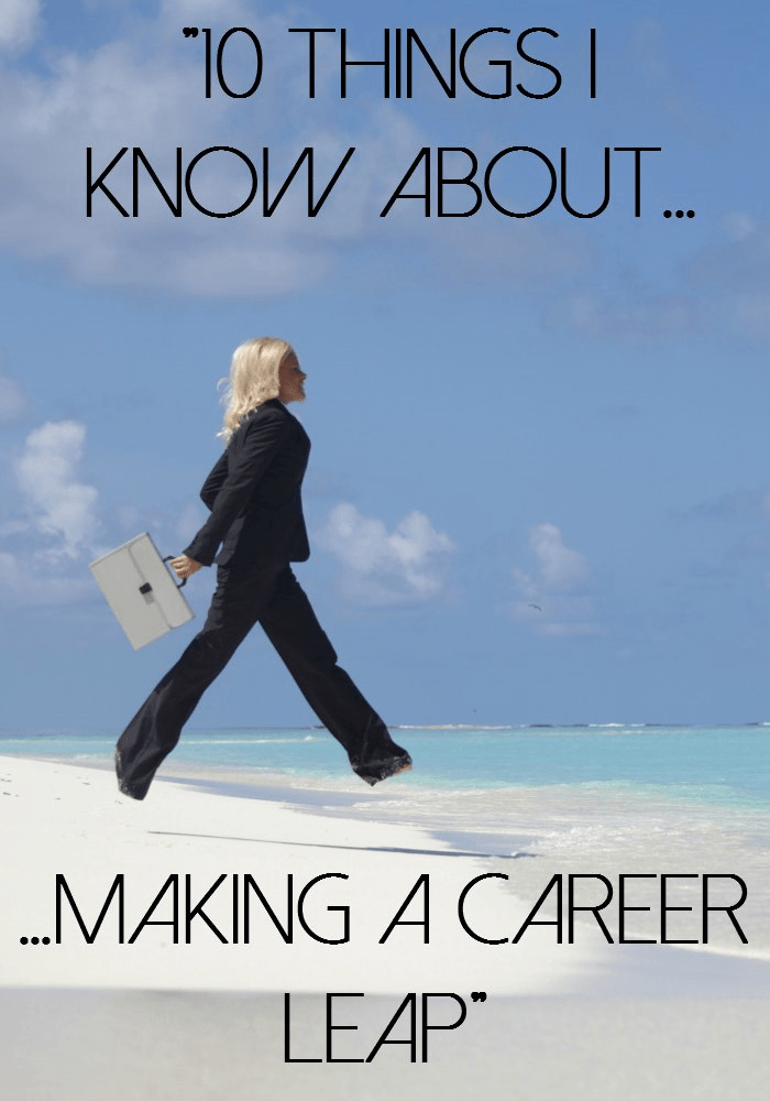 making a career leap