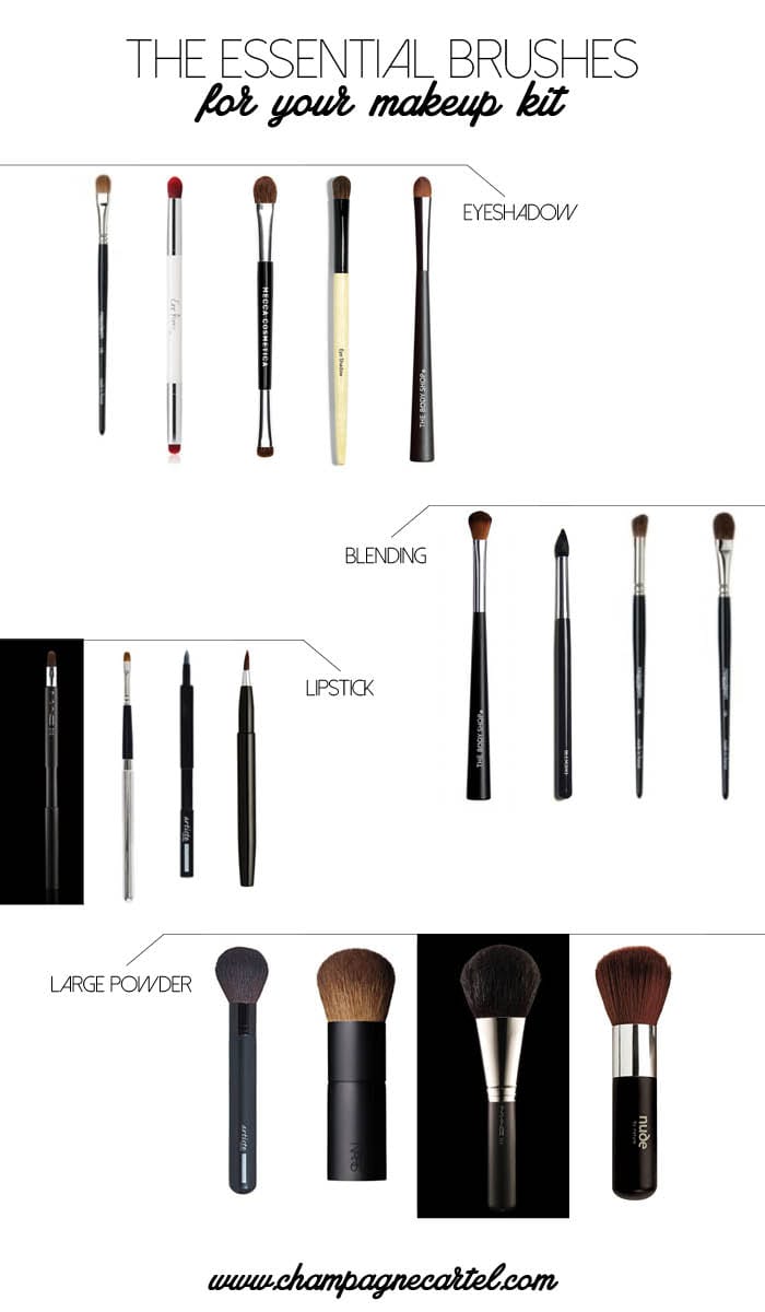 Makeup brushes for beginners. The four you need and why they'll make life easier.