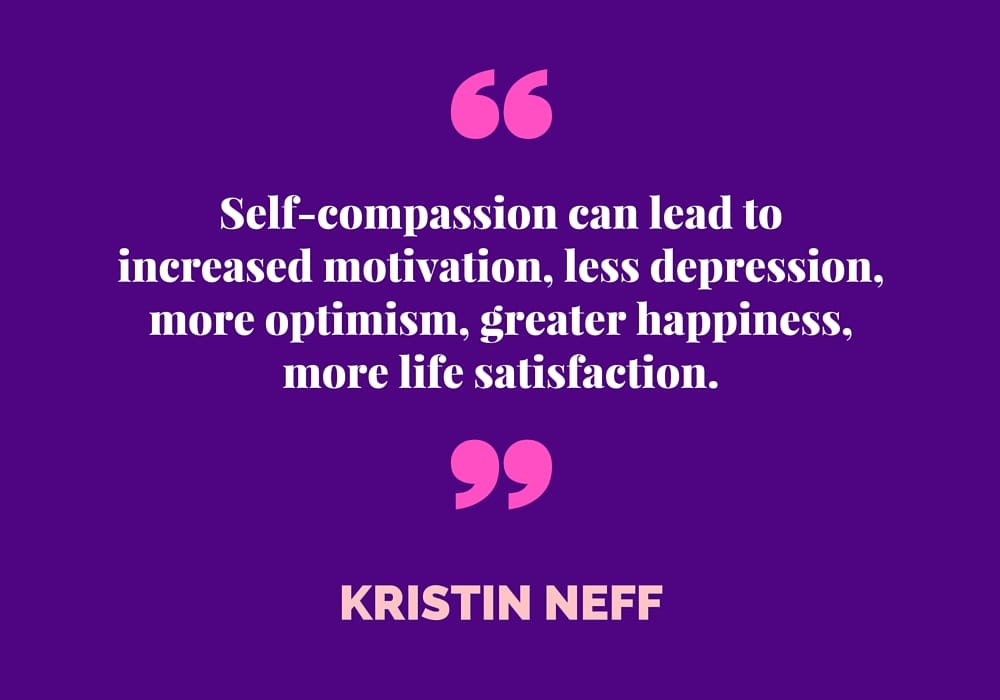 Self-compassion quote KristenNeff