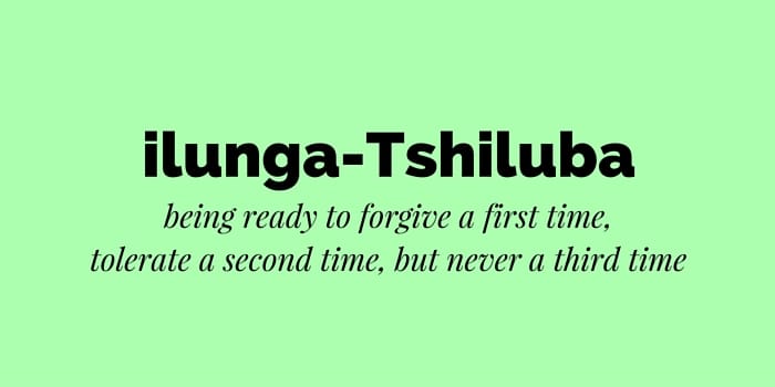 ilunga -Tshiluba
