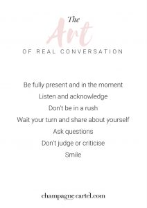 Your FREE weekly downloadable: Mastering the art of real conversation