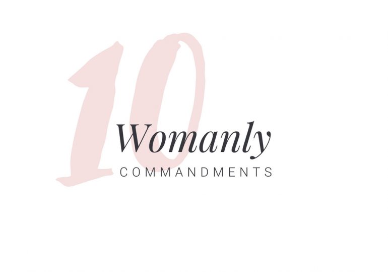 The Champagne Cartel 10 Womanly Commandments